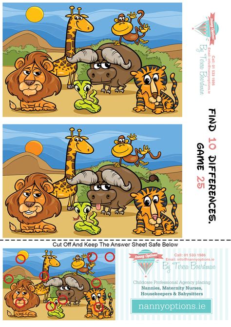 Find The Difference Pictures Printable Printable Templates
