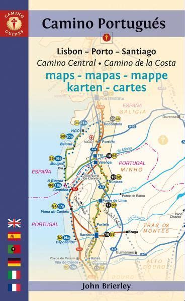 Vorbereitung Jakobsweg Caminho Portugues Karte The Path Show Contour