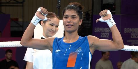 Cwg 2022 Boxer Nikhat Zareen Wins Indias 17th Gold 48 Medals Won So