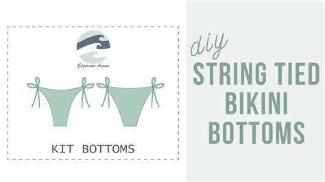 Diy Reversible And Seamless String Bikini Bottoms Kit Bottoms