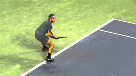 Rafael Nadal Rafa Serving Routine And Winning Point Youtube