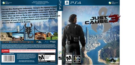 Just Cause 3 Playstation 4 Box Art Cover By 1703joe