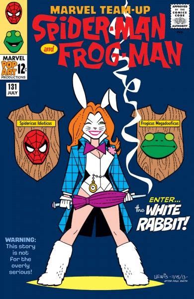 Suddenly A White Rabbit White Rabbit Comic Book Cover Marvel