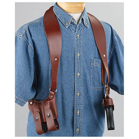 1911 Shoulder Holster With Double Mag Pouch Right Handed 126823