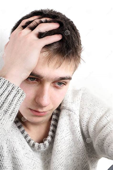 Sad Young Man Stock Image Image Of Confused Depression 25415055