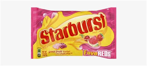 Starburst Fruit Chews Favereds Starburst Candy Transparent Png X Free Download On