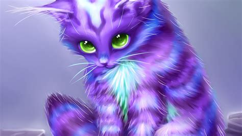 Free Download Animals Cats Fantasy Cat Kitten Baby Cute Psychedelic