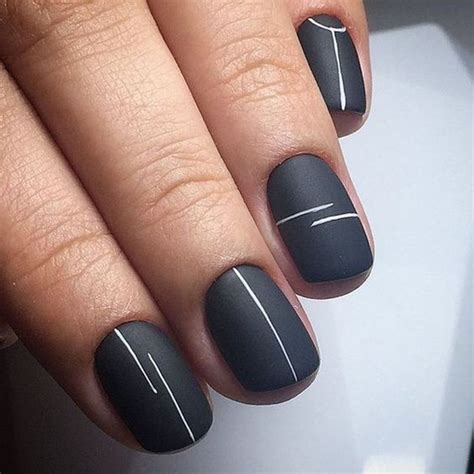 short nails winter 2019 black nail designs minimalist nail art simple elegant nails