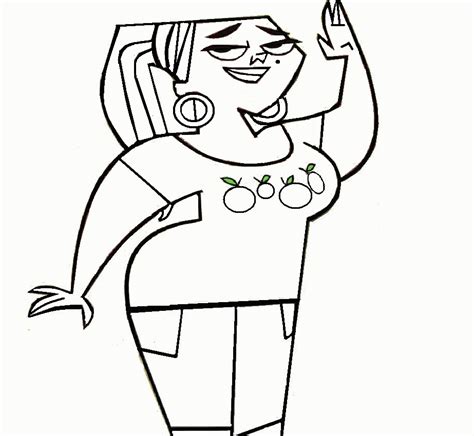 Total Drama Coloring Pages Coloring Home