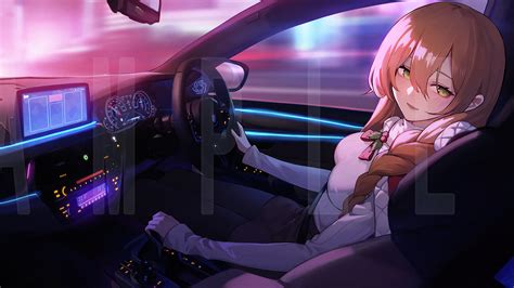Anime Girl Relaxing Ride 4k Hd Anime 4k Wallpapers Images