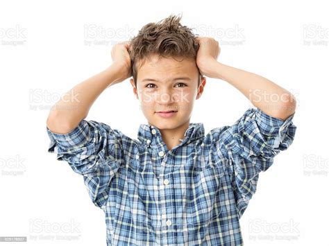 Frustrated Charming Teenage Boy Stock Photo Download Image Now