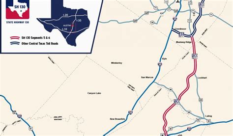 Texas Mile Marker Map State Highway 130 Maps Sh 130 The Fastest Way