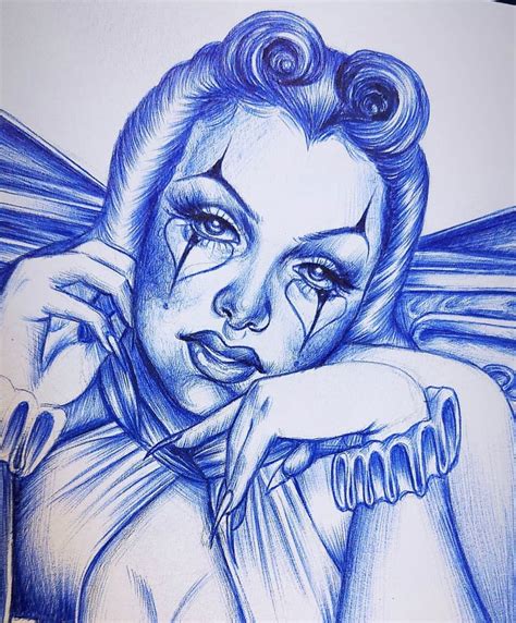 Pin By Gabriela💕 On Clowners Chicano Art Tattoos Badass Drawings