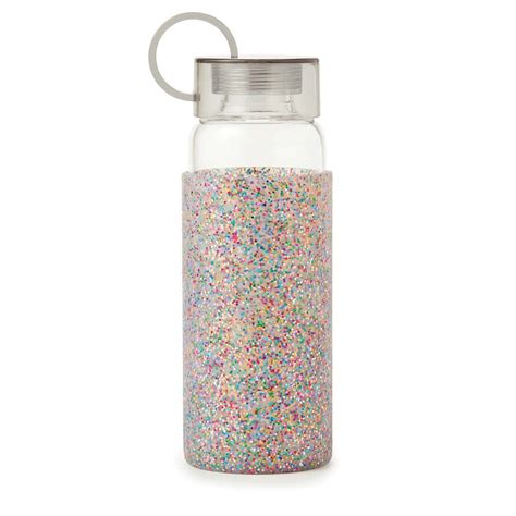 Stay Hydrated With The Kate Spade Water Bottle In Multi Glitter A