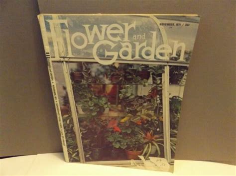 Flower And Garden Magazine November 1971 Home Greenhouses Supermarket