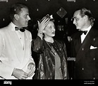 Bette Davis with her second husband, Arthur Farnsworth (left), at the ...