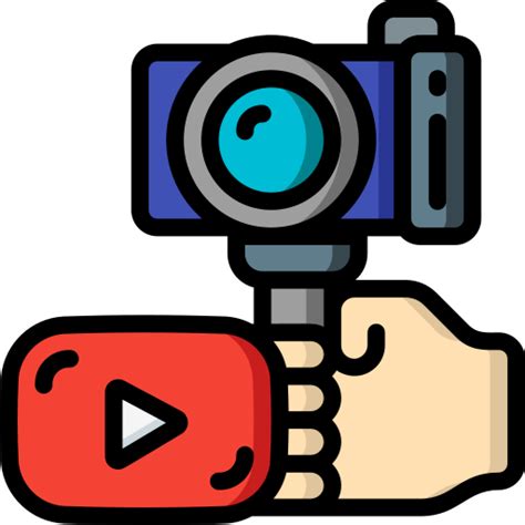 Vlogger Icônes Des Médias Sociaux Gratuites