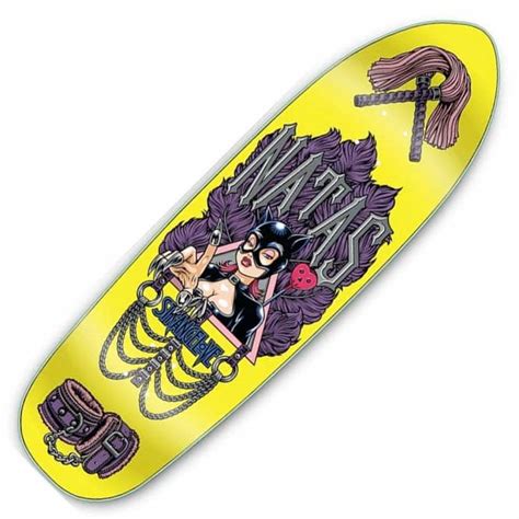 Strangelove Skateboards Natas Kaupas Yellow Skateboard Deck 10