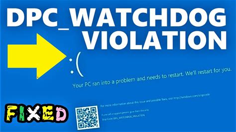 Dpc Watchdog Violation Fix Windows 10 English How To Fix Dpcwatchdog