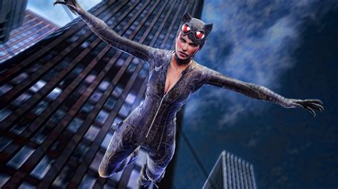 1920x1080 Catwoman Jumping Out Of Building Artwork 4k Laptop Full Hd