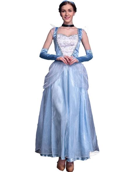 New Fashion Style Cinderella Princess Costume For Adult Women