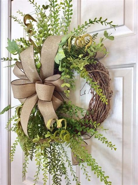 50 Unique Spring Wreaths For Front Door Decor Ideas Wreath Decor