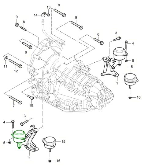 Boxster Cayman Left Gearbox Mount 98737509302 98737509302 1 Design 911