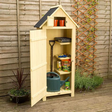 Christow Small Narrow Garden Shed With Roof Hatch With Images