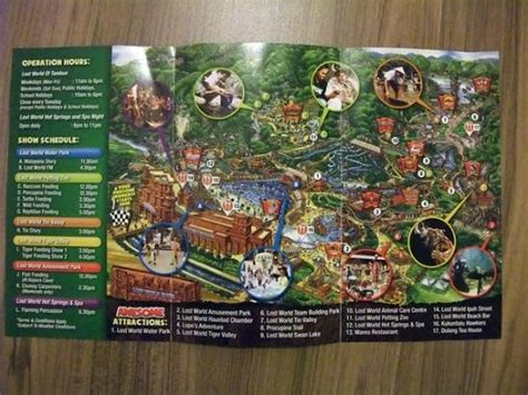 Sunway lost world hotel offers 154 accommodations with safes and complimentary bottled water. Theme Park Map - Picture of Lost World Hotel, Ipoh ...