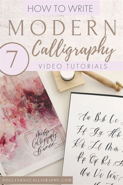 How To Write Modern Calligraphy Holly Anna Calligraphy Calligraphy