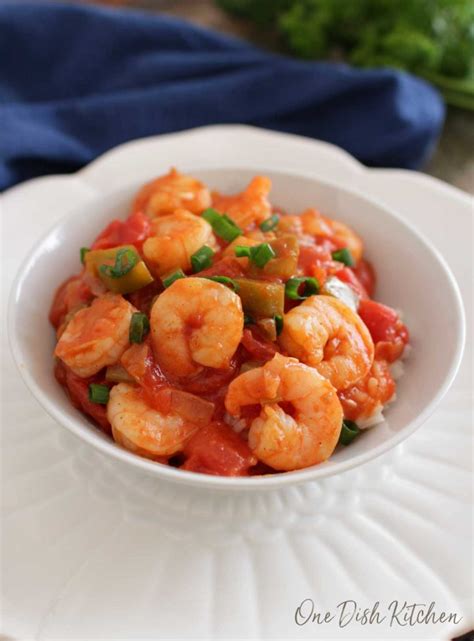 Easy Shrimp Creole Recipe Single Serving One Dish Kitchen