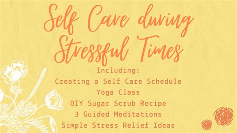 Self Care During Stressful Times Brittan D Skillshare