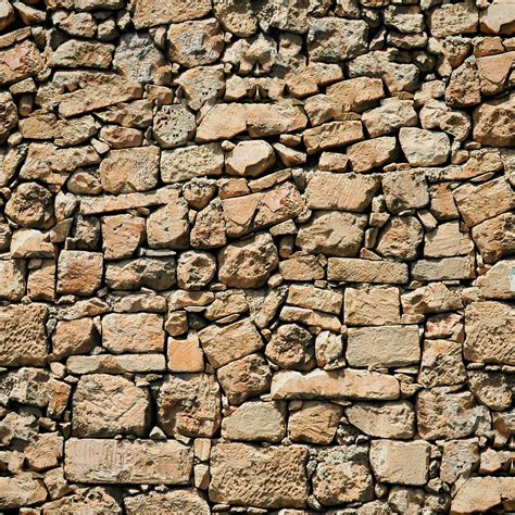 Old Stone Wall Seamless Texture Old Stone Stacked Stone Stone Wall