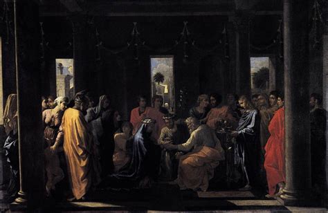 Nicolas Poussin The Seven Sacraments Marriage Oil Painting Reproduction