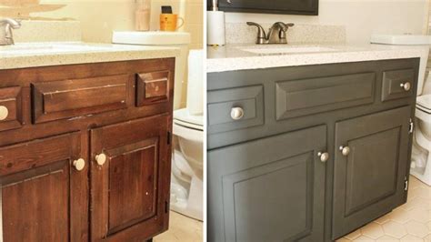 Black sinks usually add a touch of timeless elegance to your kitchen or bathroom. How to Paint a Bathroom Vanity | Painted vanity bathroom ...