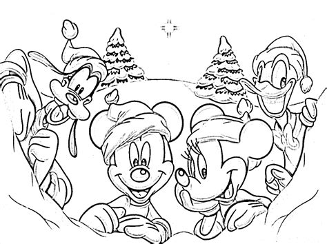 Disney christmas coloring pages to print. Coloring Pages Christmas Disney >> Disney Coloring Pages