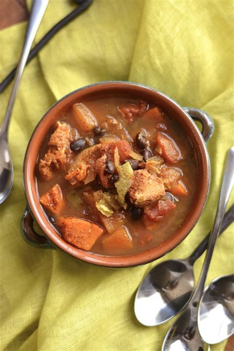 Crockpot Butternut Chicken Chili Gf Low Cal Skinny Fitalicious