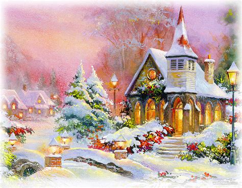40 Beautiful Christmas Paintings For Your Inspiration