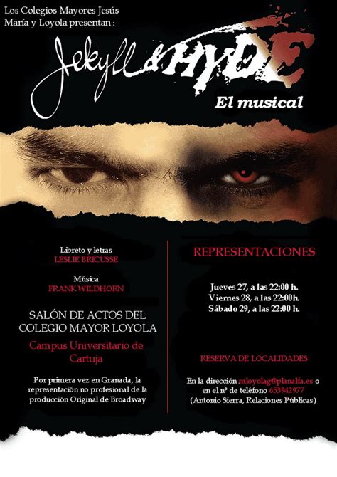 A person with two very different sides to their personality, one good and the other evil: MetaPsike: Teatro Musical: Jekyll and Hyde