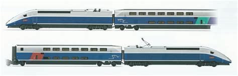 Discontinued Hj1027 Jouef Tgv Duplex Train Set Ho Gauge