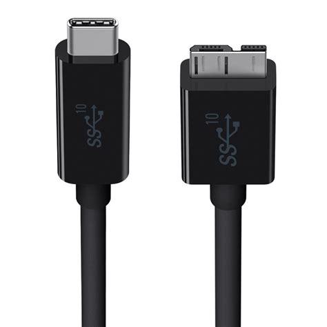 Cable Usb 31 Type C Vers B Micro 30 1m