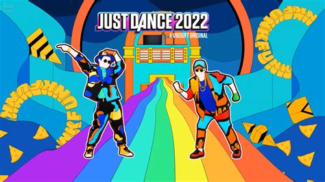 Download Just Dance 2022 Dancers On Rainbow Wallpaper