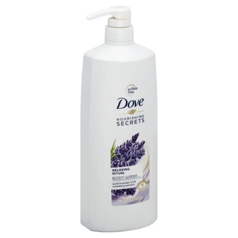 Dove Relaxing Ritual Body Wash Lavender Oil And Rosemary 40 Fl Oz