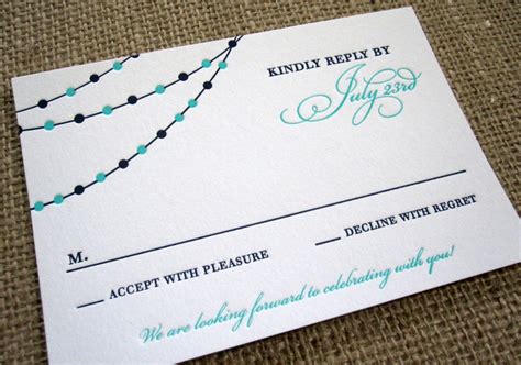 For example, an rsvp card might begin with: RSVP Card Insight & Etiquette - Every Last Detail