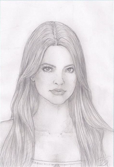 Pencil Sketches Of People Shelley Hennig Pencil Sketch By Tomkings