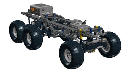 Lego Moc 8090 6x6 Chassis For Trial Technic Model Off Road 2017