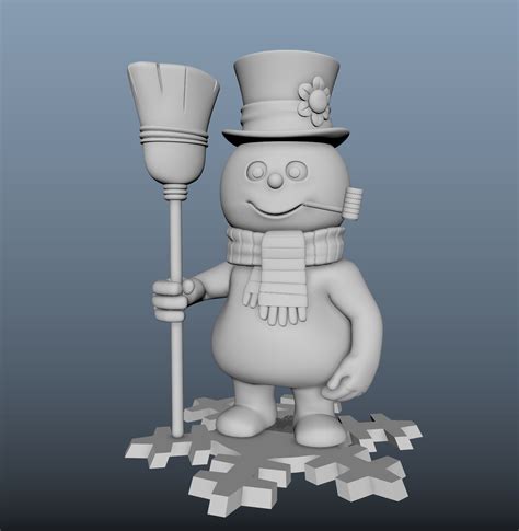 Frosty The Snowman 3d Model 3d Printable Cgtrader