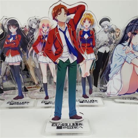 3pcs Classroom Of The Elite Decoration Acrylic Stand Figure Holiday