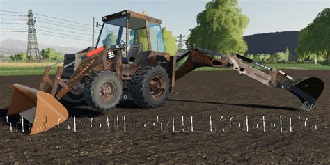 Fs19 Backhoe Fiatallis Old V2000 • Farming Simulator 19 17 22 Mods