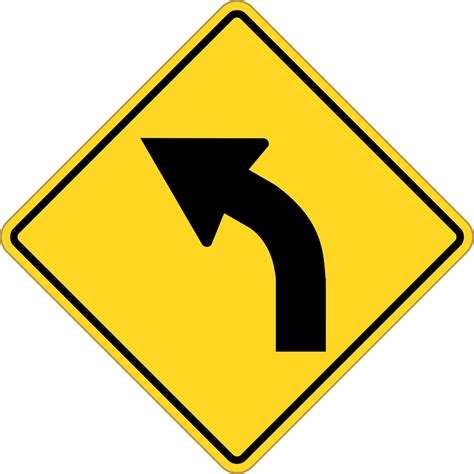 Turn Left Arrow Road Free Vector Graphic On Pixabay
